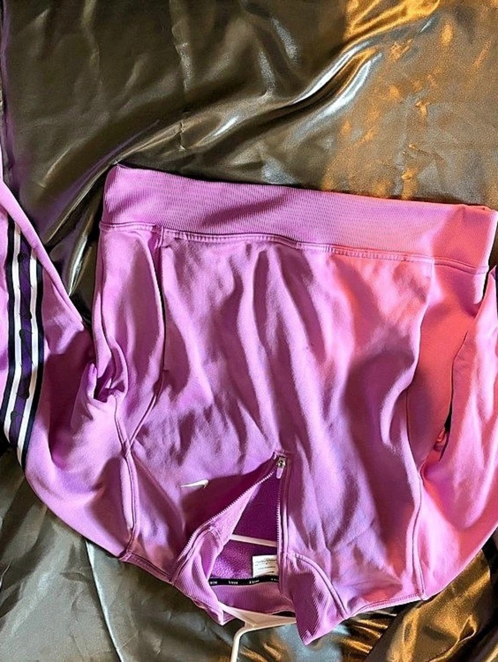 Nike One Therma-FIT 1/2-Zip Top Pink & Purple Small